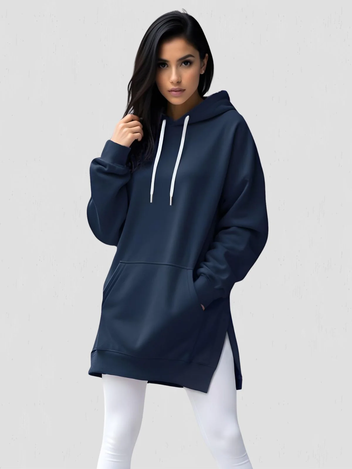Oversized Hoodie Dress - Image 12