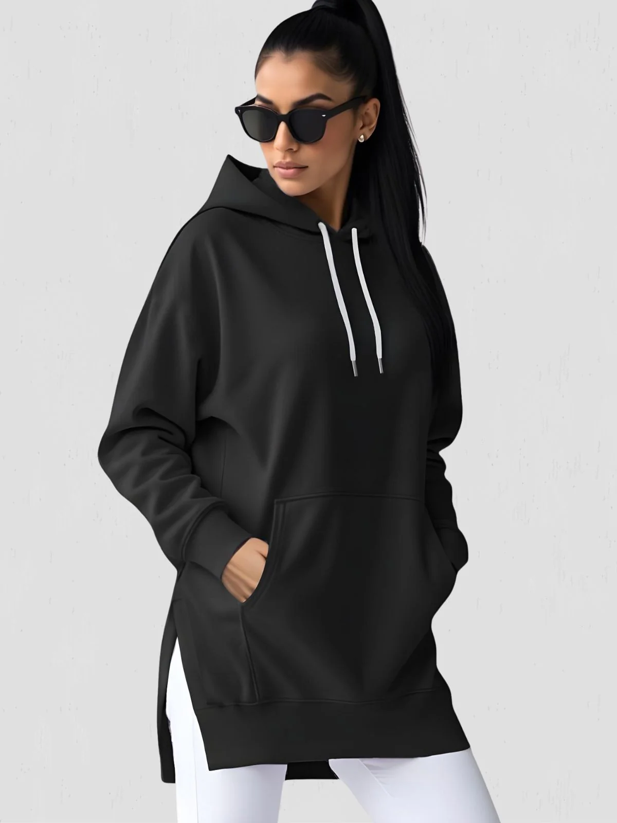 Oversized Hoodie Dress - Image 5