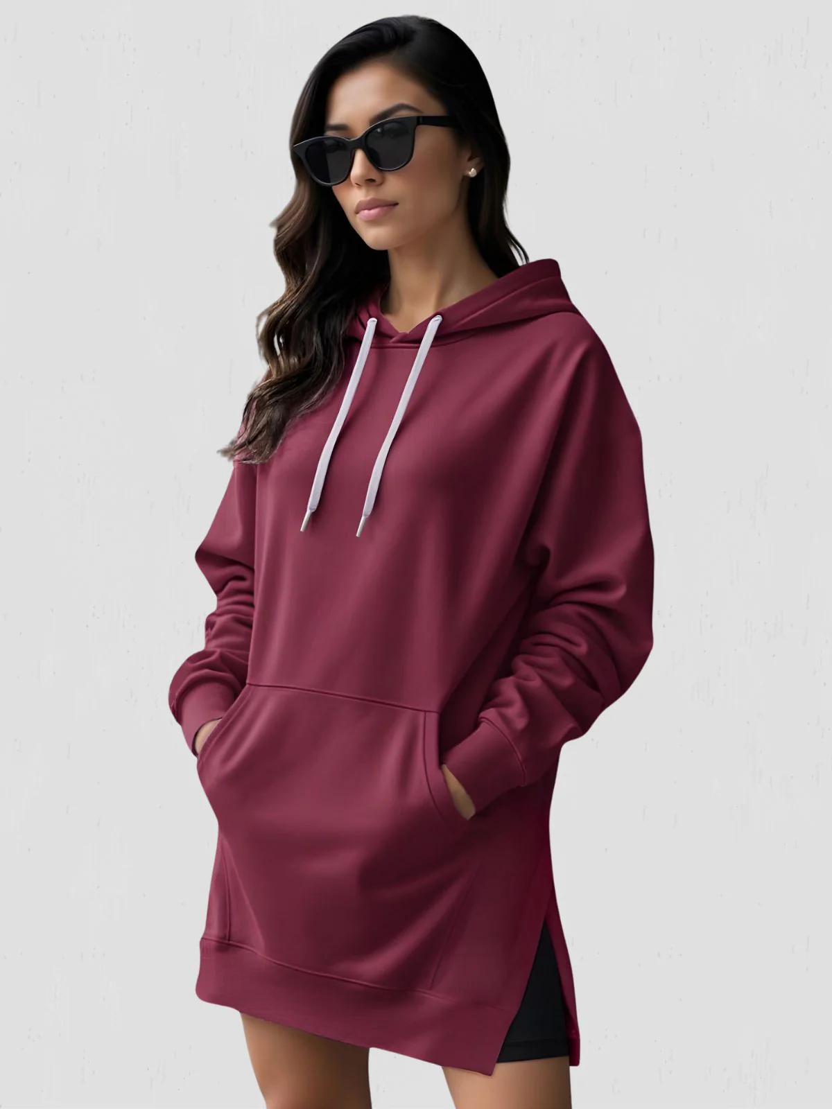 Oversized Hoodie Dress - Image 10
