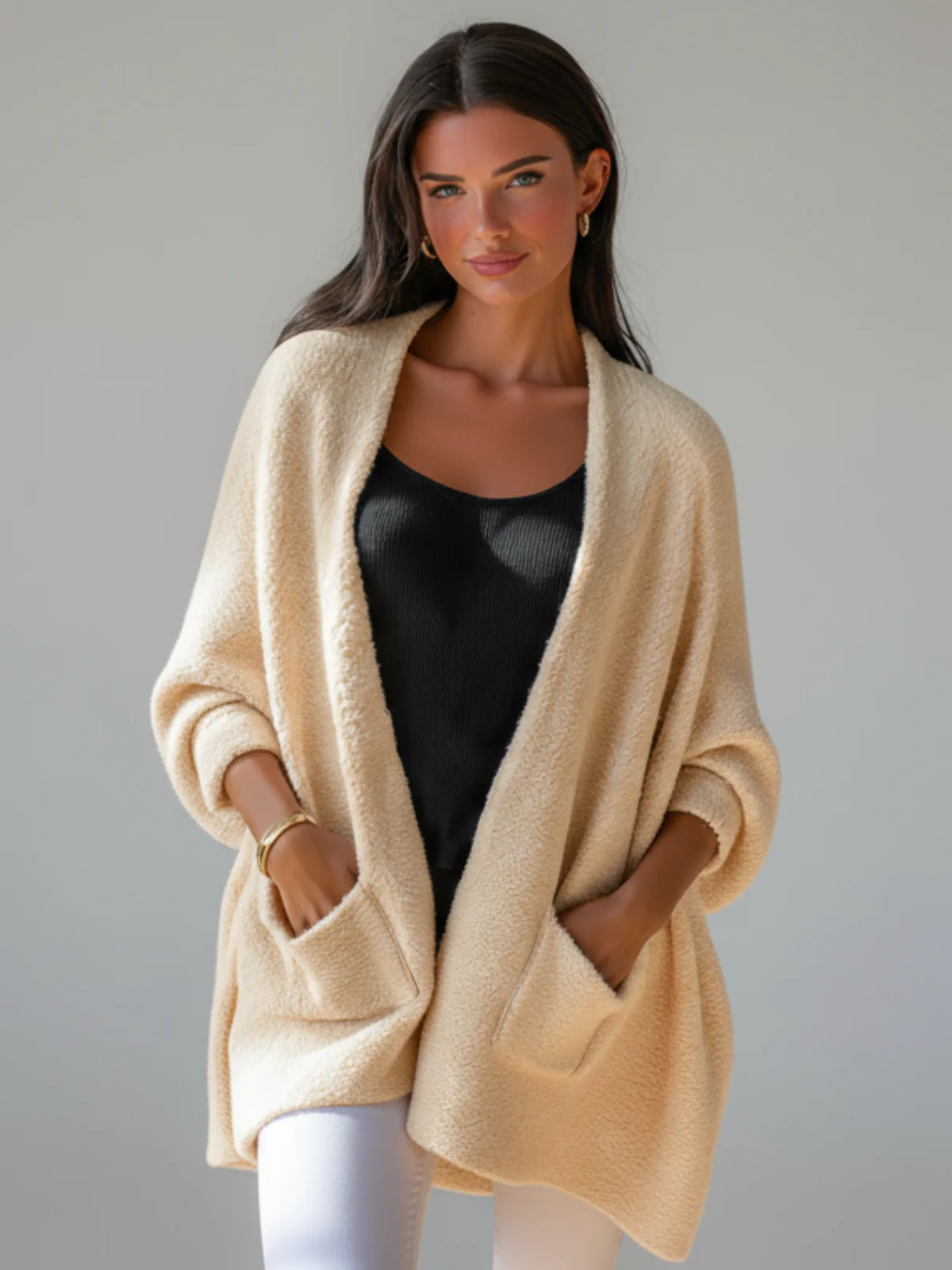 Oversized Shawl Plush Wrap - Image 4